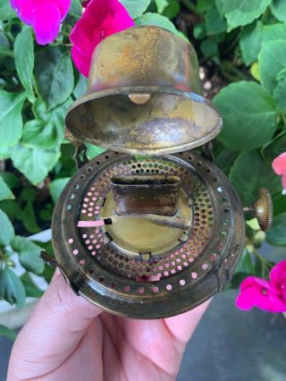 No.  2 Antique Phoenix MFG CO.  Kerosene Oil Lamp Burner Patent Oct 18,  1887 8