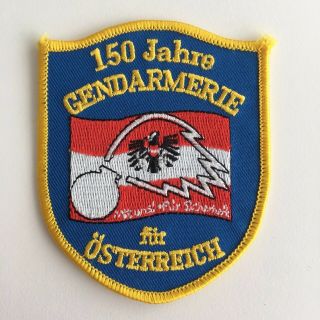 150 Years Gendarmerie Österreich Austria (Österreich) Patch Abzeichen