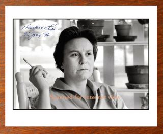 Harper Lee,  Signed & Dated Photo To Kill A Mockingbird 1962 Now On Broadway