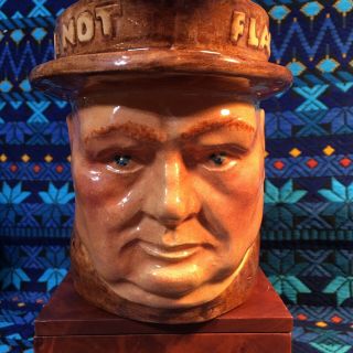 Winston Churchill Mug - We Shall Not Flag Or Fail - Carter Scott Medalta
