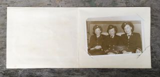 1944 WW2 Nurse Corp PHOTO Souvenir COCKTAIL LOUNGE BENNY THE BUM San Francisco 2