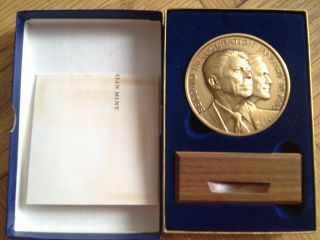 1985 Official Presidential Inaugural Medal,  Bronze Ronald Reagan George Hw Bush