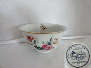 Avon American Heirloom Independence Day 1981 Bowl