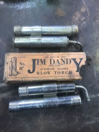 Vintage Jim Dandy Automatic Blow Torch Model No.  80 - W/ Box Old Tools