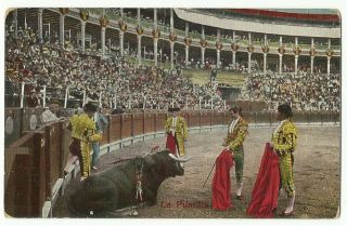 Early La Puntilla (bullfighting) Spain Espana Unposted Postcard Pc
