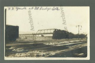 Fort Dodge Iowa Rp 1915 Train Railroad Yards Nr Webster City Humboldt Barnum