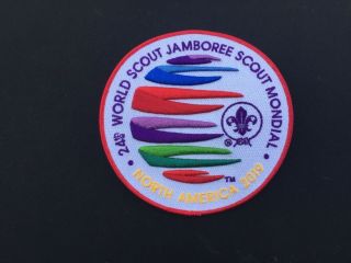 2019 World Scout Jamboree Official Large 3 D Jacket Patch