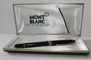 Mont Blanc Meisterstuck Classique Rollerball Pen With Case