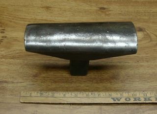 Huge 12lb.  Stake Anvil Hardy,  2 - 11/16 " - 3 - 1/4 " W X 8 - 1/2 " Rounded Surface,  5 - 1/2 " T