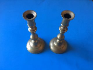 Vintage - OLD Solid Brass Candle Holders 8 