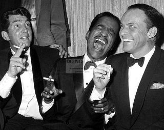The Rat Pack Dean Martin Sammy Davis,  Jr.  & Frank Sinatra - 8x10 Photo (aa - 724)