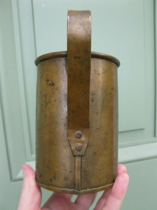 Vintage Antique Copper Tankard Style Mug Vase 3