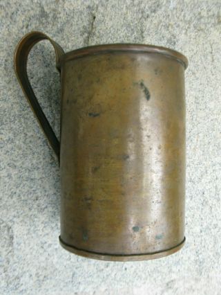 Vintage Antique Copper Tankard Style Mug Vase 4
