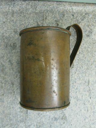 Vintage Antique Copper Tankard Style Mug Vase 5
