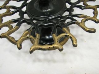 Cast Iron Office Holder The Unit Rubber Ink Stamp Post Office Carousel Rack 4