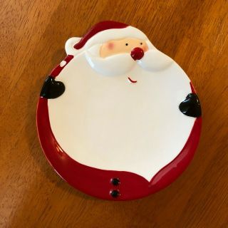 Santa Cookies and Milk Plate and Cup Set / Avon / Barely / Christmas 2
