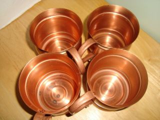 Copper Mugs Gregorian Moscow Mule (Set of 4) Made in USA 2