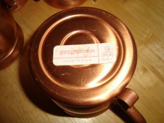 Copper Mugs Gregorian Moscow Mule (Set of 4) Made in USA 3