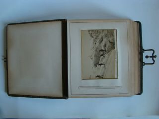PHOTO ALBUM 1870 - 1889 VOYAGES To ETERNAL SNOWLANDS CABINET CDV CLIMBERS 3