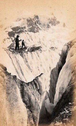 PHOTO ALBUM 1870 - 1889 VOYAGES To ETERNAL SNOWLANDS CABINET CDV CLIMBERS 4