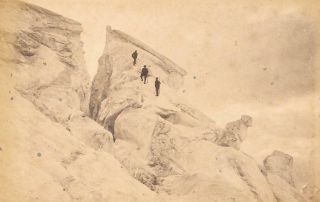 PHOTO ALBUM 1870 - 1889 VOYAGES To ETERNAL SNOWLANDS CABINET CDV CLIMBERS 9