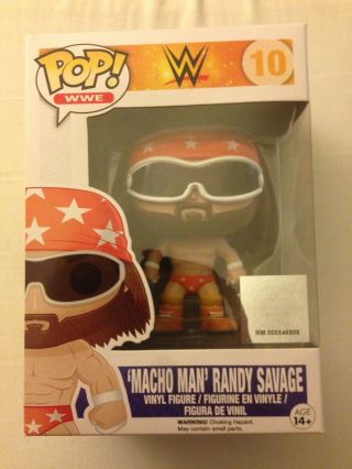 Wwe Wrestling Funko Pop Macho Man Randy Savage 10 Orange Trunks
