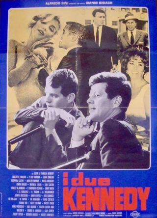 Two Kennedys John F Kennedy Italian 1f Movie Poster 39x55 Marilyn Sinatra Jfk