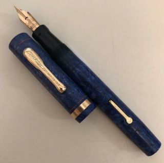 Lapis Lazuli Conklin Endura Standard Size Fountain Pen Semi Flex Nib