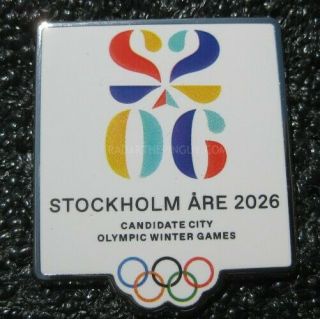 2026 Stockholm Winter Olympic Candidate City Bid Pin 3