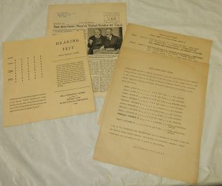 5 1940 Golden Gate Exposition Handouts/bell Telephone Exhibit,  Pacific House,  Pg&e