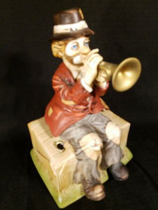 Waco Melody In Motion Willie The Whistler Movable Clown Figurine Non