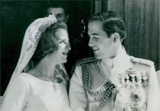 King Konstantin Of Greece And Princess Anne - Marie 