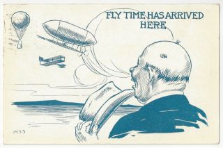 1910 Los Angeles,  California Air Meet,  Aviation Week - Vintage Postcard