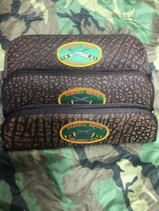14” X 4” Randall Made Knives Premium Knife Pouch/case.  Made In The Usa Qty 3