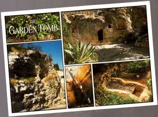 Postcard,  Isreal,  The Garden Tomb,  Multiview