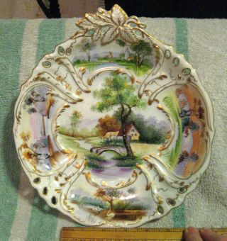 Vintage Hand Painted Andrea By Sadek Decorative Wall Plate