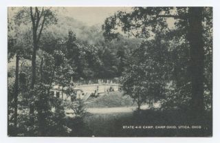 B&w State 4 - H Camp,  Camp Ohio,  Utica,  Oh,  1950s
