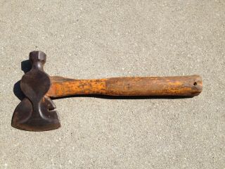 Vintage Kelly Axe Mfg.  Co.  Hammer Hatchet Nail Puller Estate Find Old Tool