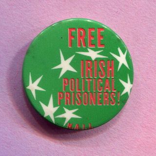 Late 1960s - Early 70s National Association For Irish Justice Sinn Fein Ira Pin