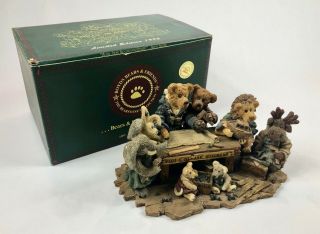 Boyds Bears & Friends Noah And Company Ark Builders With Box & 1996