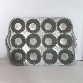 Vintage Nordic Ware Minneapolis Minnesota Cupcake Tart Cast Aluminum Pan
