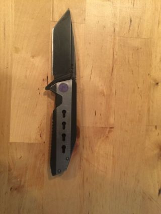 We Knife 602a S35vn Titanium Frame Lock Folding Pocket Knife Tanto Blade