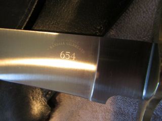 Bowie Knife.  Parker Randal Gilbreath Benchmade.  Stag.  1970s - 80s 6