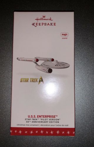 Sdcc 2016 Exclusive U.  S.  S.  Enterprise Star Trek " Pilot Version " 50th Anniversary