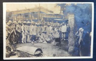 China Postcard Photographic Military Execution Waf Bp236