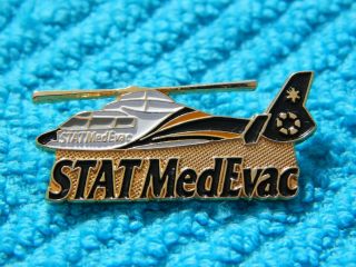 Stat Medevac Pin Emergency Medical Helicopter Service Lapel Pin Pittsburgh Pa