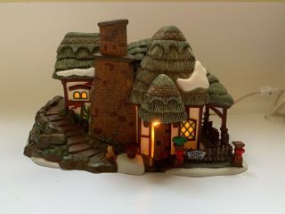 Department 56 Dickens Village Series Crooked Fence Cottage