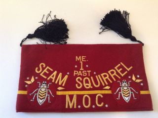 Masonic Maine Past Seam Squirrel Moc Hat