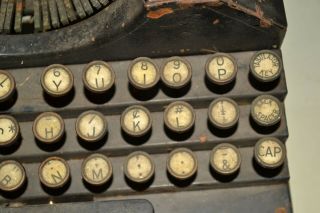 RARE Antique MOLLE No.  3 TYPEWRITER From Oshkosh WI For PARTS/RESTORATION 8