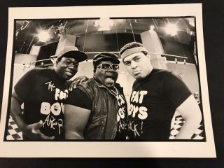 Vintage Press Photo Of The Fat Boys London Features Photo